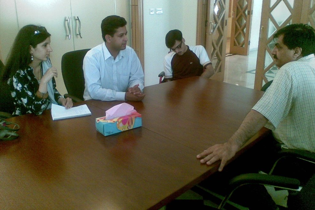 Meeting with IFES team for the Access Audit in their office 2009