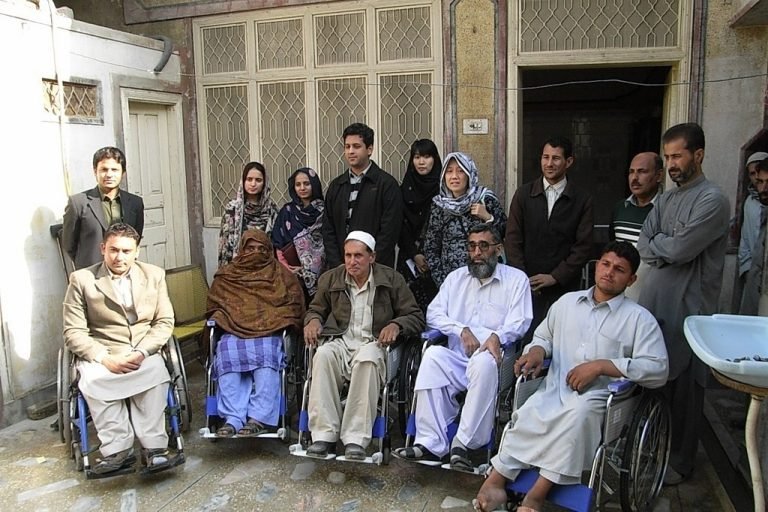 Wheelchair Distribution in Nowshera 2011