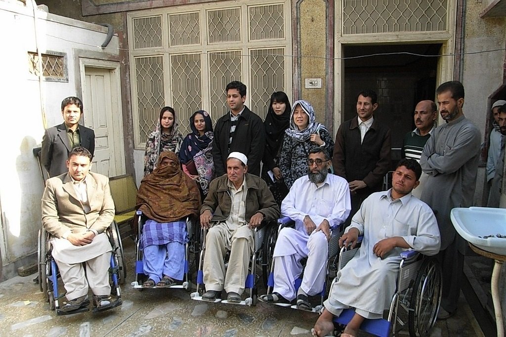 Wheelchair Distribution in Nowshera 2011