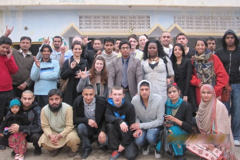 Group Picture of British Youngsters in Bangyal Community School Islamabad-Pakistan 2010