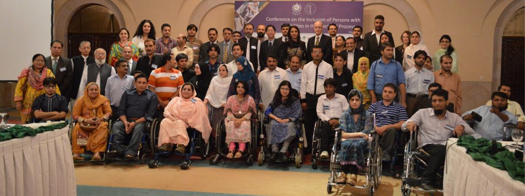 Group Picture Conference on the Inclusion of Persons with Disabilities in the Electoral Processes 2014
