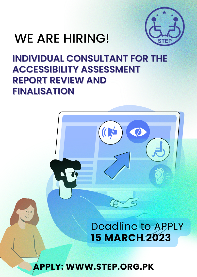 Read more about the article Hiring of Individual Consultant for the Accessibility Assessment Report 2023