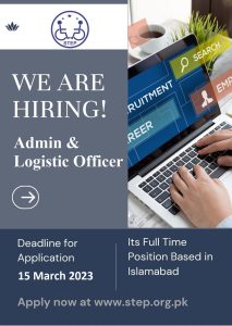 Hiring - Admin & Logistic Officer