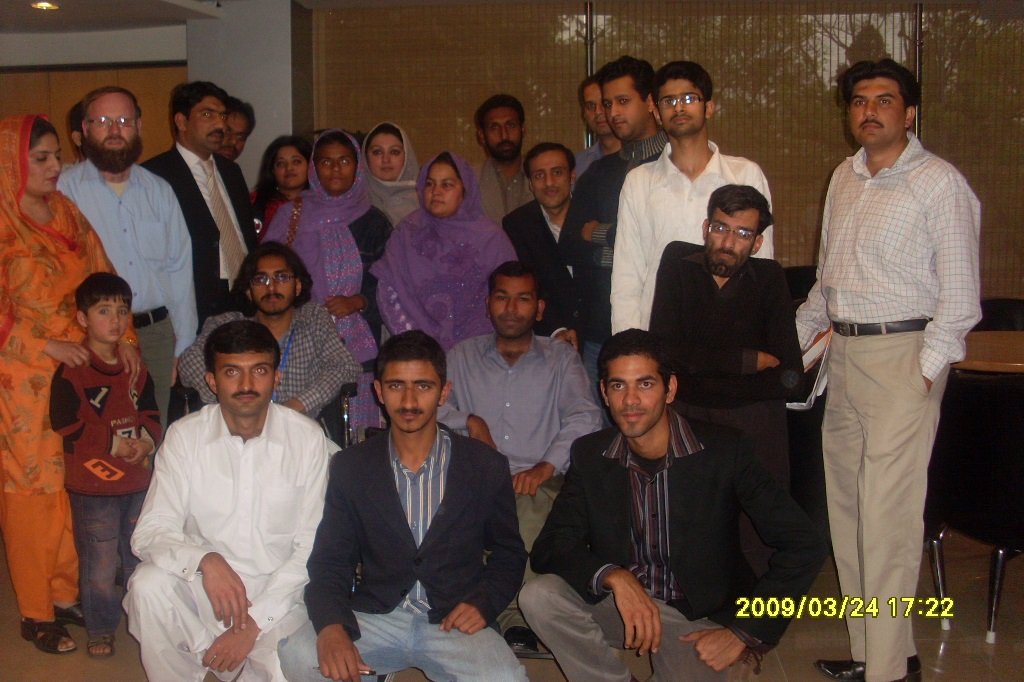 Group Picture of Career Development Workshop for Persons with Disabilities March 2009