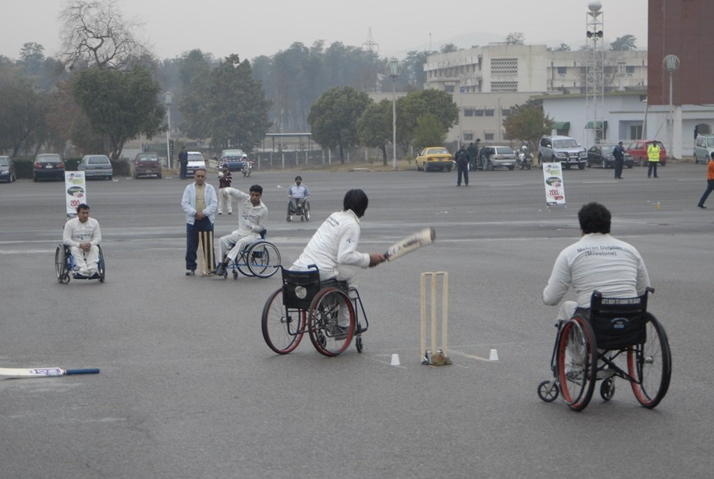 Playing Wheelchair Cricket 6 - 7 February 2010