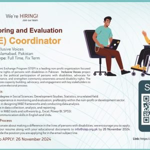 Position: Monitoring and Evaluation (M&E) Coordinator