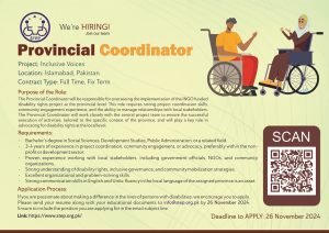 Flyer: Provincial Coordinator STEP Hiring 2024 for more detail please visit https://www.step.org.pk/position-provincial-coordinator/