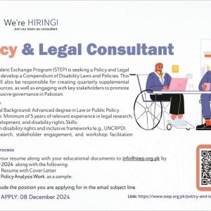 Hiring: Policy and Legal Consultant