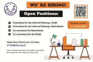 Consultancy Positions: Referral Pathways – Sindh & Balochistan