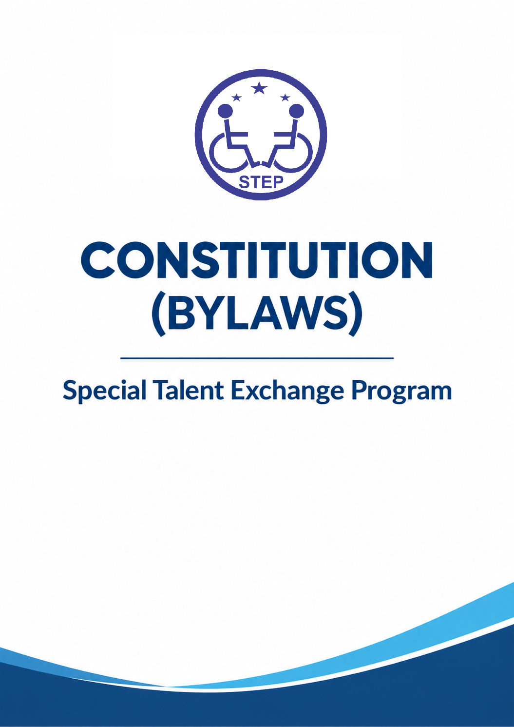 Constitution Bylaws Cover Design